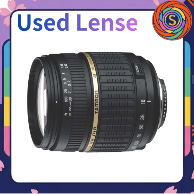 【Secondhand】Tamron AF 18-200mm F3.5-6.3 XR Di II A14 High-Power Zoom Pentax K Mount APS-C DSLR used pre-loved