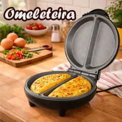 Omeleteira Elétrica 127v Maquina de Omelete Agrrato Omeleteira Antiaderente 800w Fácil de Limpar