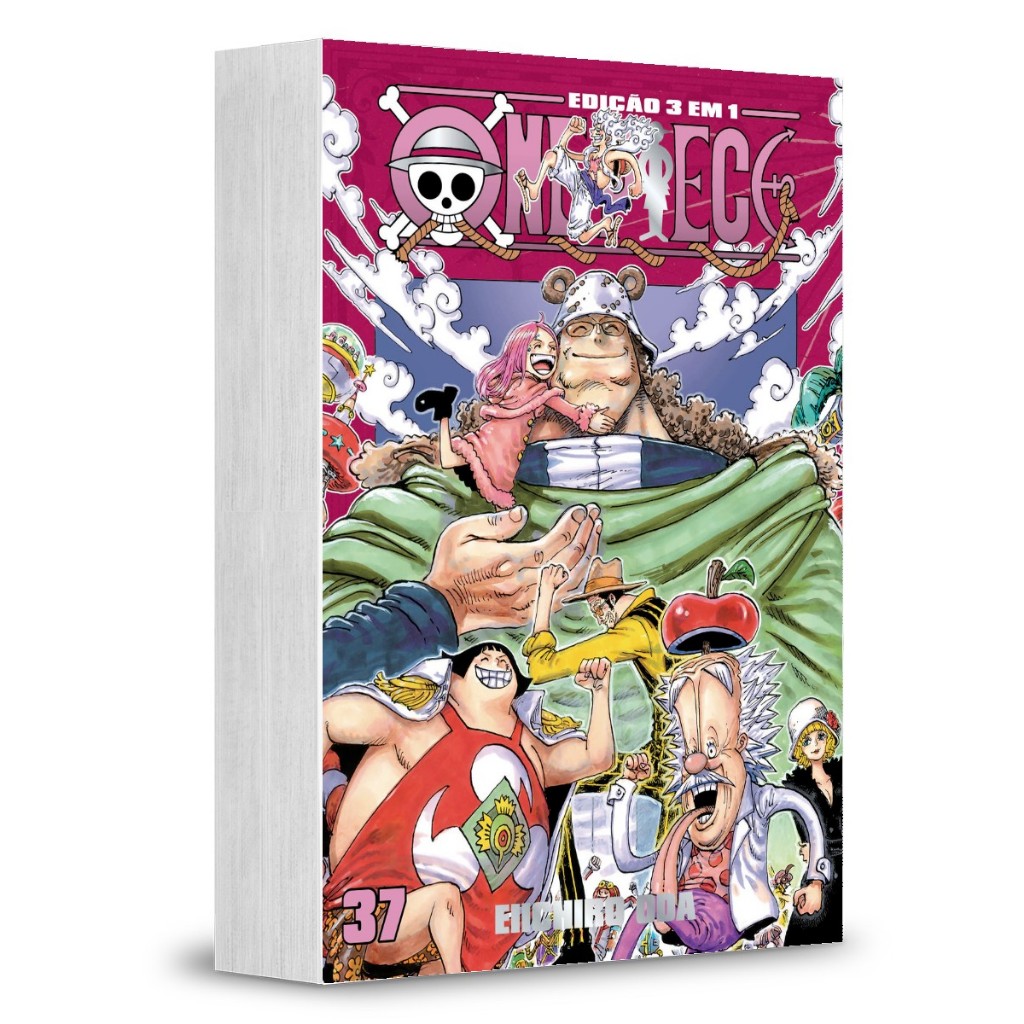 Mangá - One Piece 3 Em 1 Vol. 37 - Novo/Lacrado