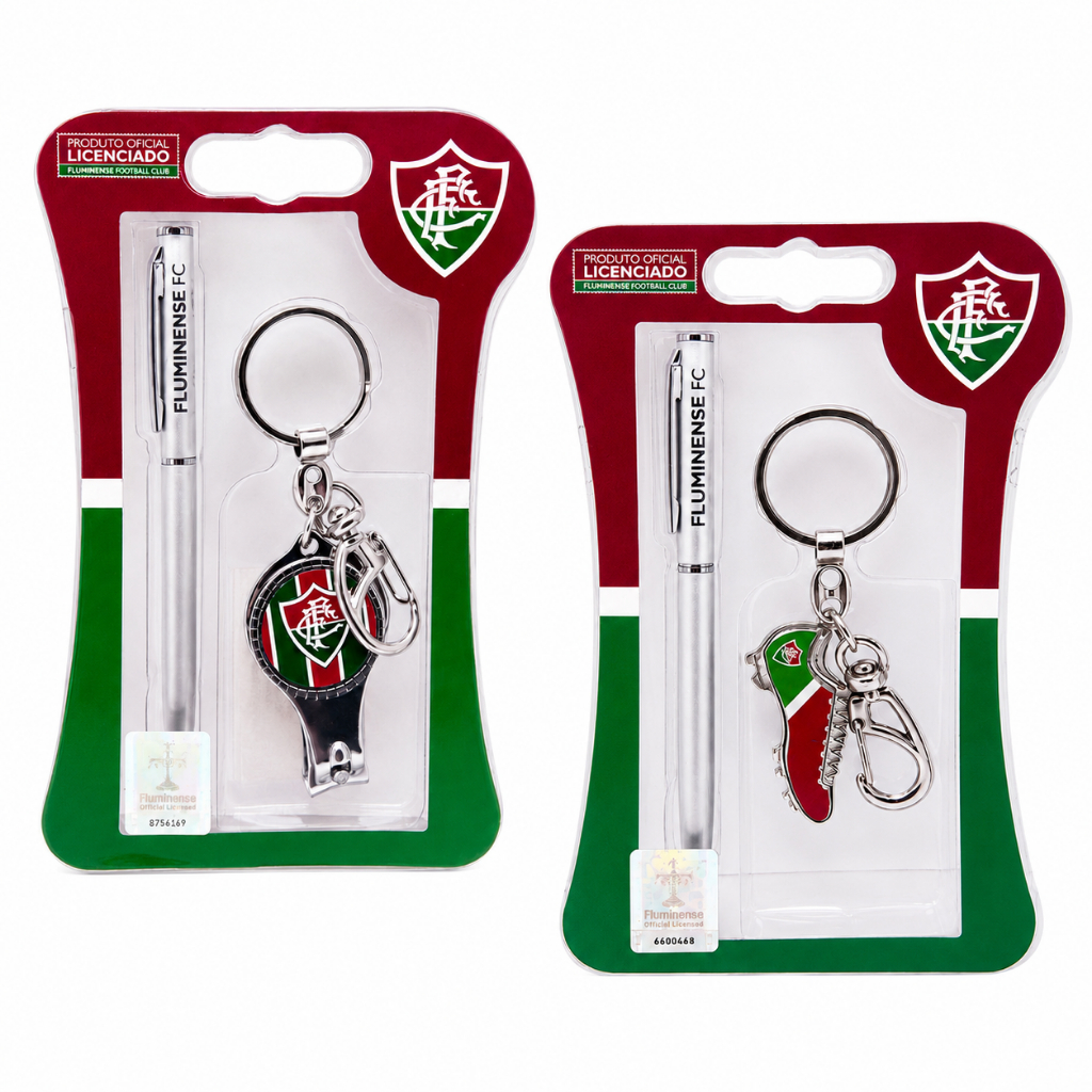 KIT CANETA E CHAVEIRO ORIGINAL/OFICIAL FLUMINENSE