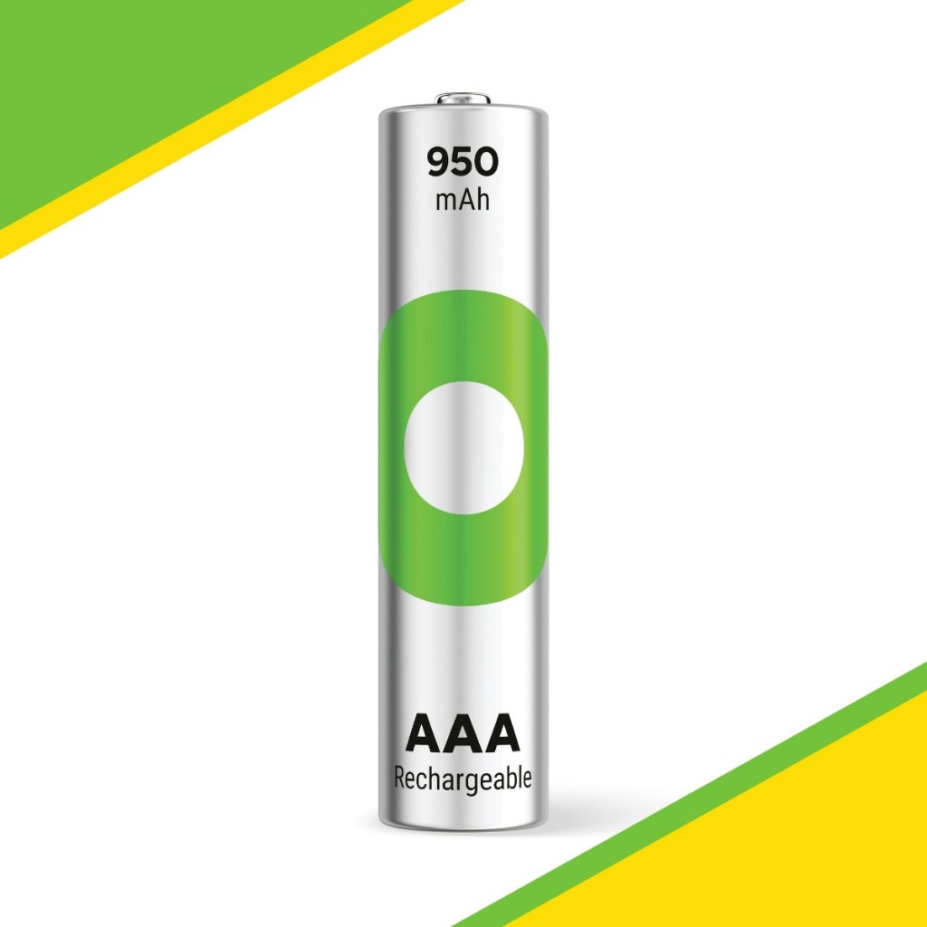 Pilha Recarregavel AAA GP Recyko Bateria 3A 950mAh Palito 4 unidades · foto 2
