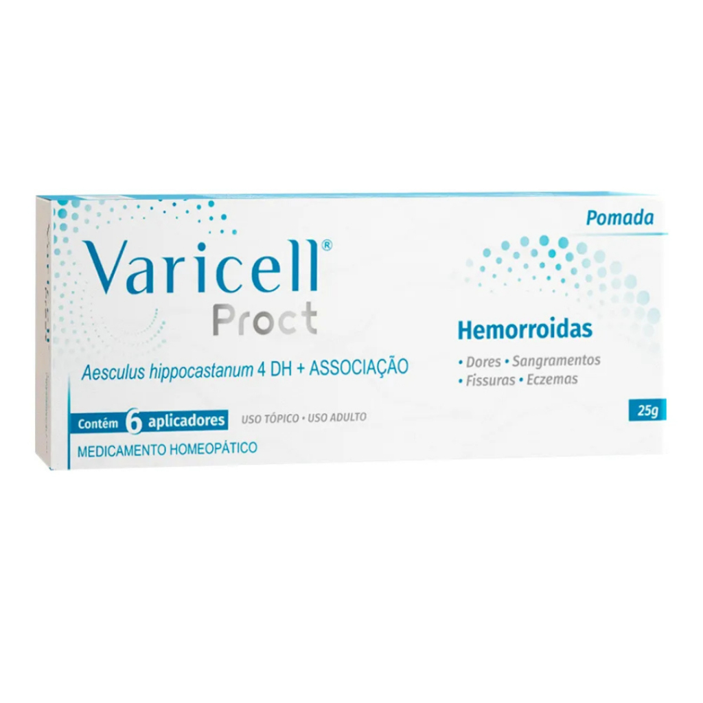 Varicell Proct Pomada 25g Com 6 Aplicadores