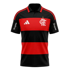 Manto Flamengo Masculina Jogo 1 Adidas 2026 + Shopee