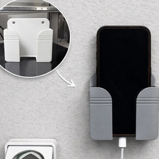 Suporte Celular Parede Sem Furo Porta Celular Carregando Com Fita e Parafusos