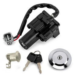 Kit Chave Ignição + Trava + Tampa Fazer 250 2011 Á 2015