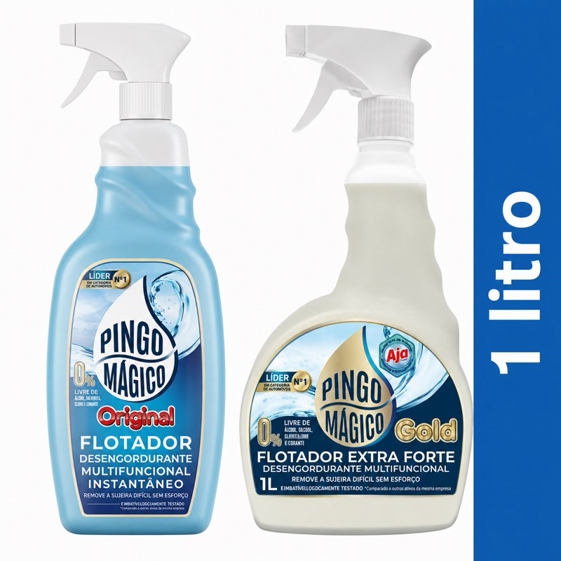 Pingo Mágico 1 Litro - Flotador Para Limpeza / Pingo Mágico Gold