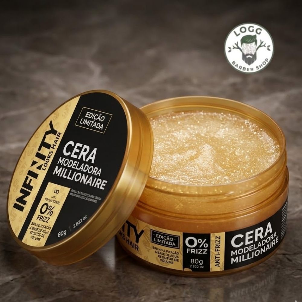 Kit 3x Cera Pomada Modeladora Fox for Men Infinity Wax - Mais destaque para o seu cabelo!