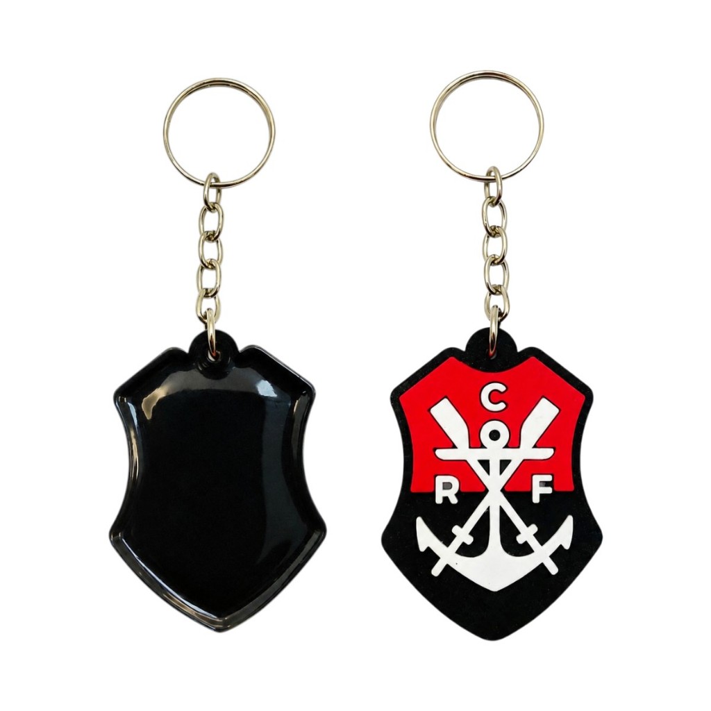 CHAVEIRO DE BORRACHA BRASÃO REMO OFICIAL- ORIGINAL Flamengo