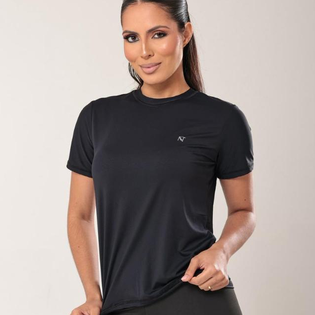 Camiseta Dry Fit Poliamida Feminina Academia Treino Secagem Rápida Confortável Básica