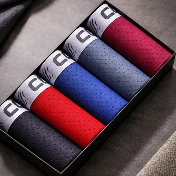 Kit 10 Cuecas Box Boxer DRY FIT Masculina Microfibra Premium
