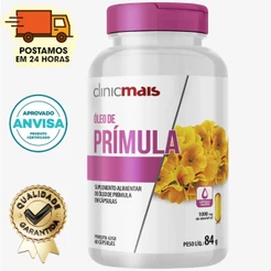 Óleo De Prímula - 60 Cápsulas 1000mg - Clinicmais