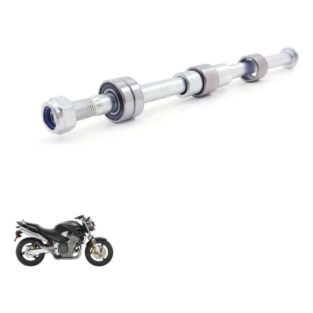 EIXO DA BALANÇA CB600 HORNET COM ROLAMENTO E BUCHA (EIXO QUATRO ELASTICO)