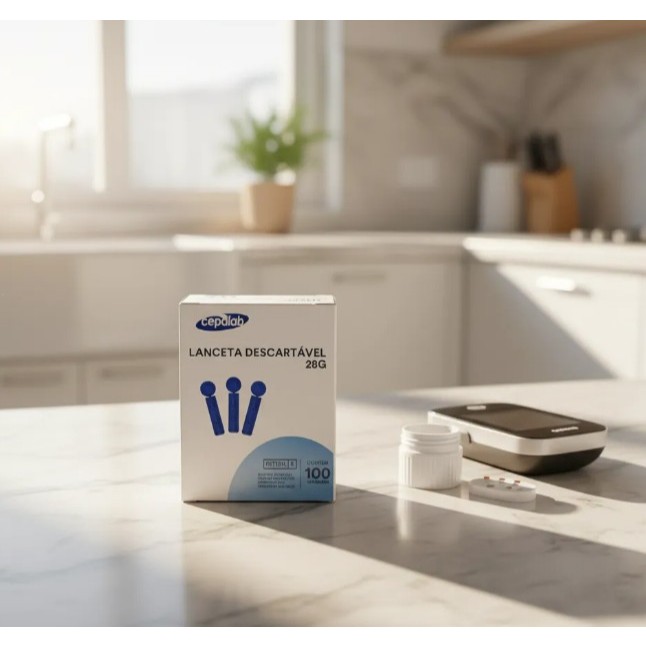 Lanceta Universal Cepalab 28g - 100un — imagem 2 de 2