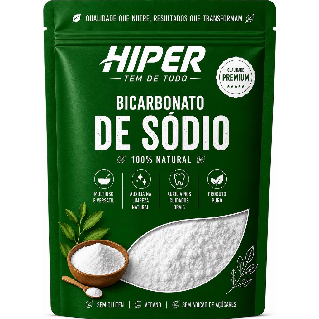 Bicarbonato de Sódio Multiuso Embalagem Econômica 2kg