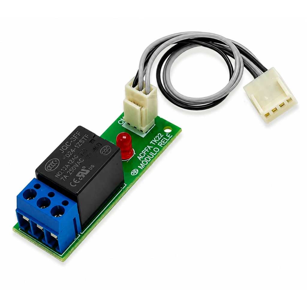 Módulo Relé PPA Original Interface Trava Eletromagnética Luz Garagem Sinaleira Portão Automático 12VDC Compatível Automa