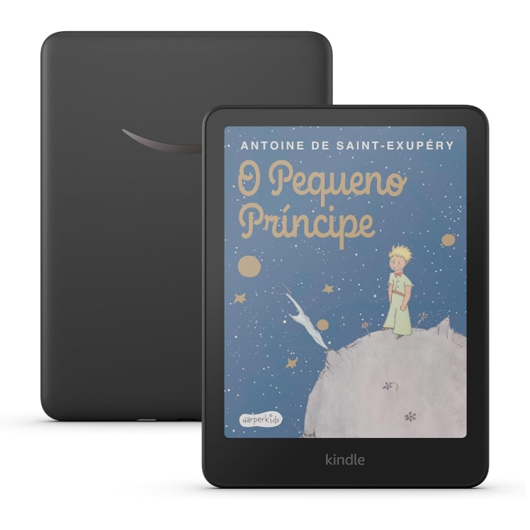 Kindle Colorsoft 16 GB - Com tela colorida e temperatura de luz ajustável - Cor Preta