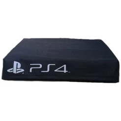 Capa anti poeira PS4 SLIM Preta HORIZONTAL