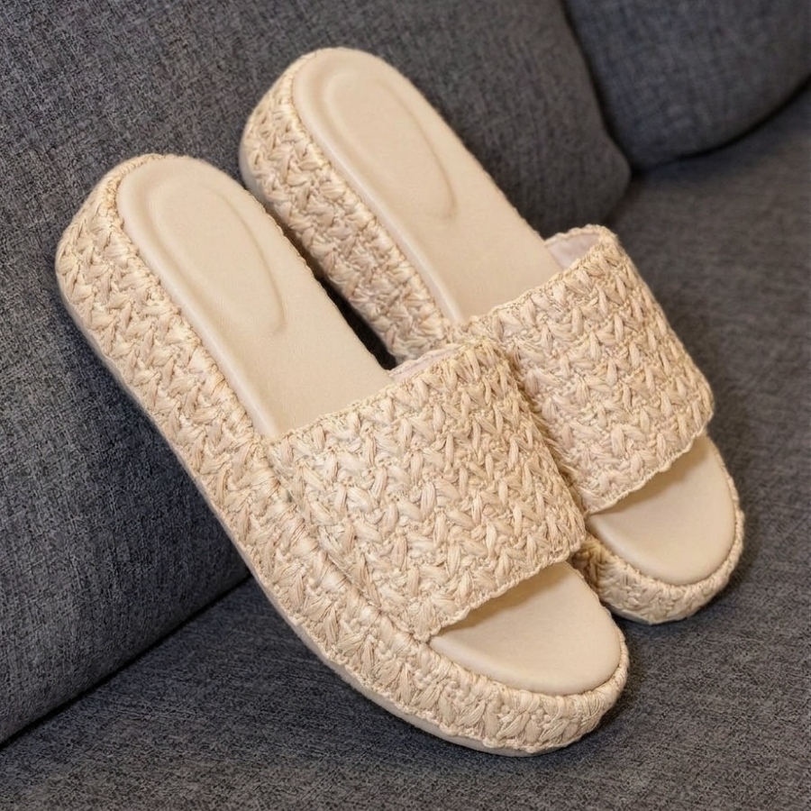 SANDALIA TAMANCO FLAT FEMININO VERÃO FLATFORM LANÇAMENTO MODA ESTILOSA BLOGUEIRA