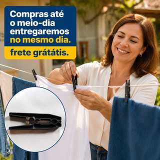 Prendedores De Roupa Grande Varal Pregador Roupa Reforçado Plástico