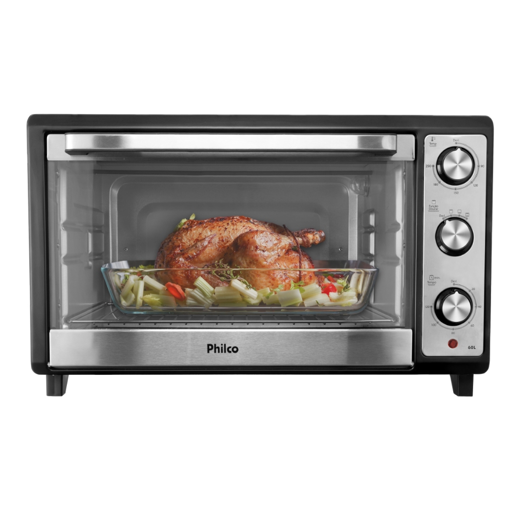 Imagem Forno Elétrico Philco PFE60I Dupla Resistência 60L 1600W