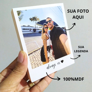 Quadros de Mesa 9x12CM 100% MDF - Foto De Mesa - Personalizado Sua Foto (enviar foto no chat após a compra)