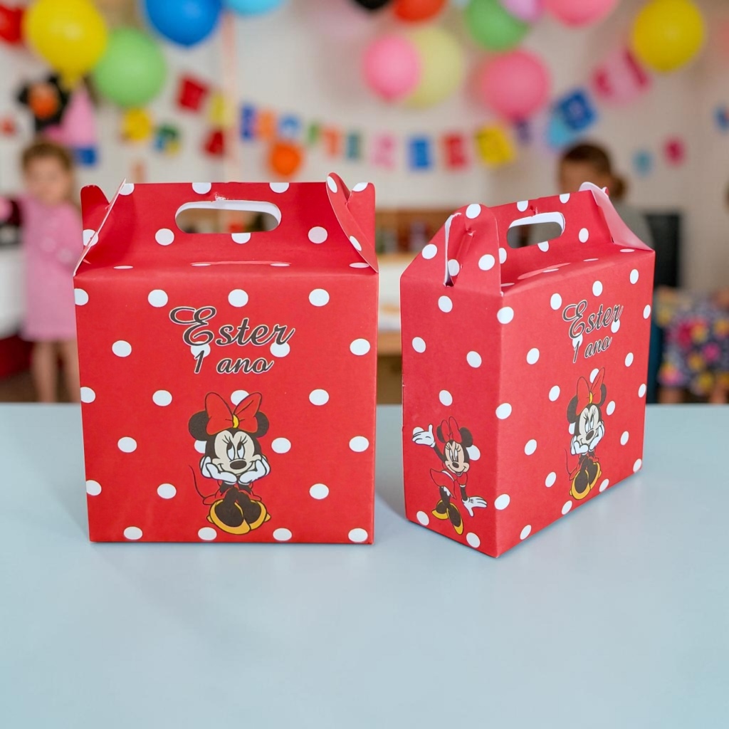 Kit 30 Maletinhas Festa Aniversário Lembrancinha Qualquer Tema Personalizado Infantil