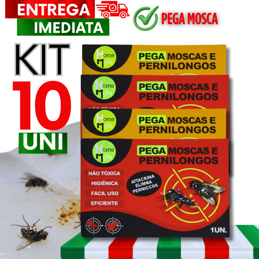 Praticidades Pega Moscas Pernilongos e Mosquitos Adesivo Anti Moscas Insetos Baratas Utilidades