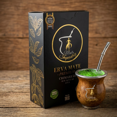 Erva Mate Mate Imperatriz 1kg Sem Açúcar Natural Tradicional Sem Sabor Clássica