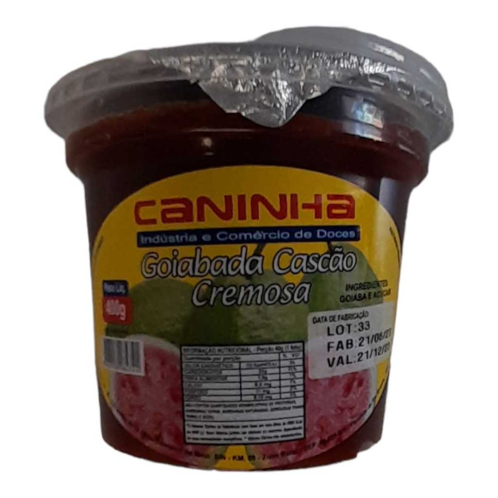 Goiabada Cascão Cremosa 400g Caninha O Verdadeiro Doce De Minas Artesanal