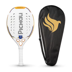 Raquete de Beach Tennis Pichau Venice Beach 18K Carbon 28 Furos, PES-RKT18-VNB