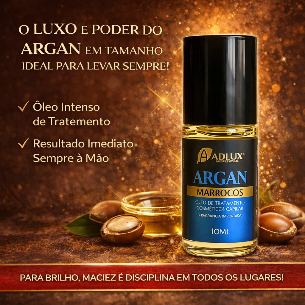 Oleo De Argan Adlux Hidratação E Tratamento Pos Escova Detok
