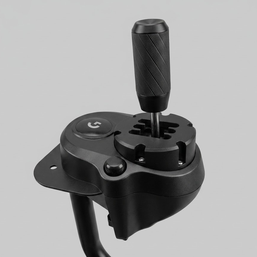 Kit Manopla Câmbio+Engate Logitech G29/G920/G923/Gamer Consoles Simulador Volante PS5/PS4 XBOX/PC