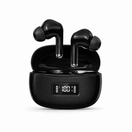 Fone Sem Fio Bluetooth 5.4 TWS 16h de Bateria com Display LED Cancelamento de Ruído KinGo