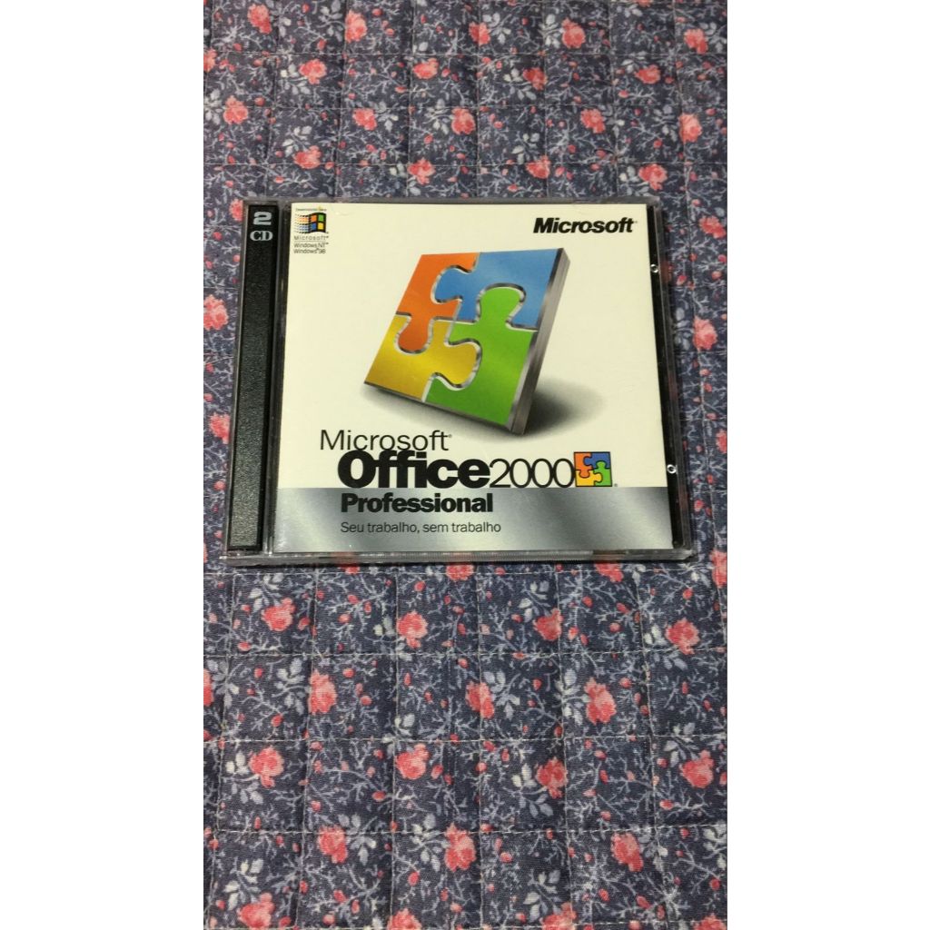 Microsoft Office 2000 Professional versão de ATUALIZAÇÃO (UPGRADE) CD ORIGINAL (LEIA A DESCRIÇÃO)