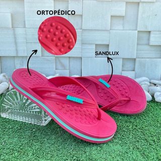 Chinelo Sandalia Ortopedica Feminino Confort Flex Antiderrapante Confortavel Macia Envio Imediato