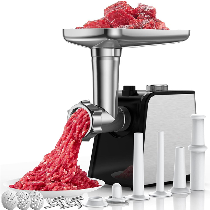 Moedor de Carne Eletrico Profissional 1500W 220v Com Bico Enchedor de Linguiça Envio Imediato