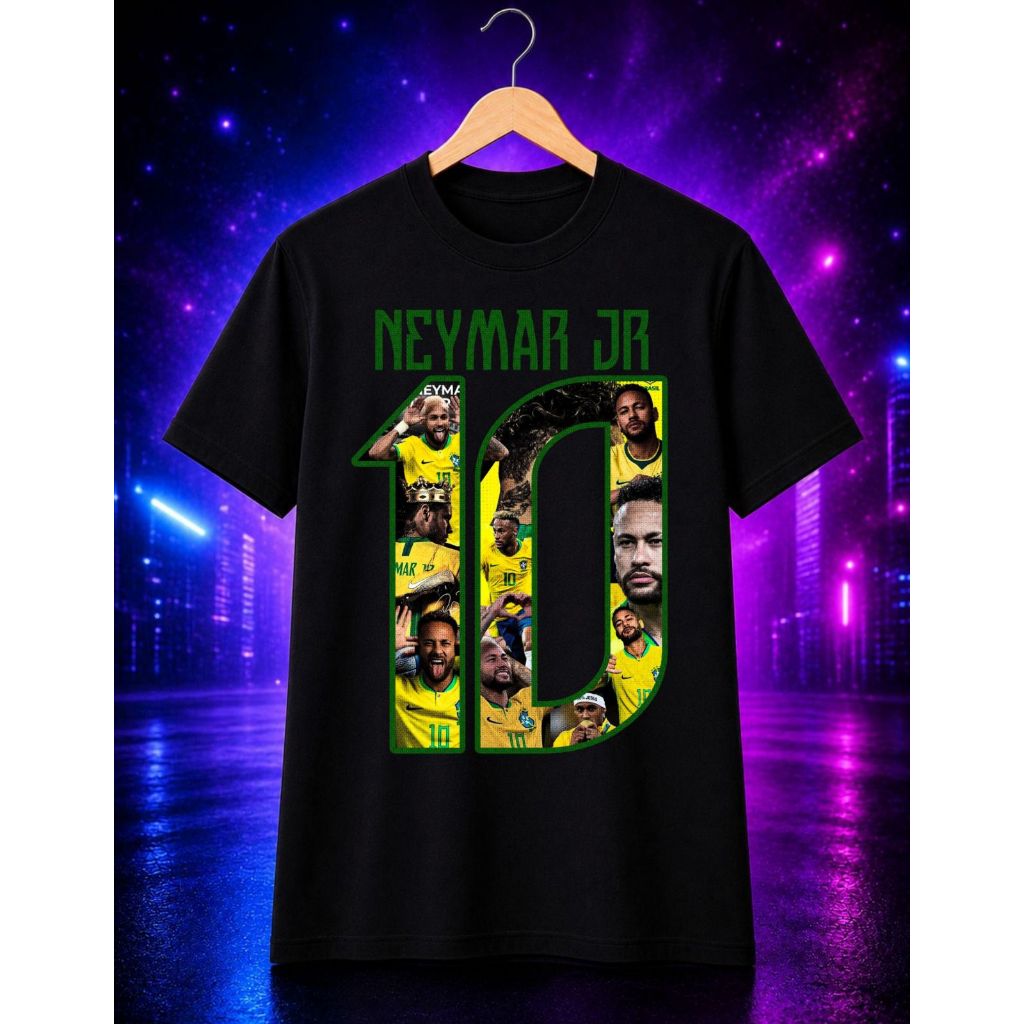 CAMISETA BLUSA NEYMAR JR BRASIL COPA TÍTULOS, NINGUÉM É PENTA, CAMISA ESTILOSA FEMININA BRAZILIAN CORE, PAÍS DO FUTEBOL