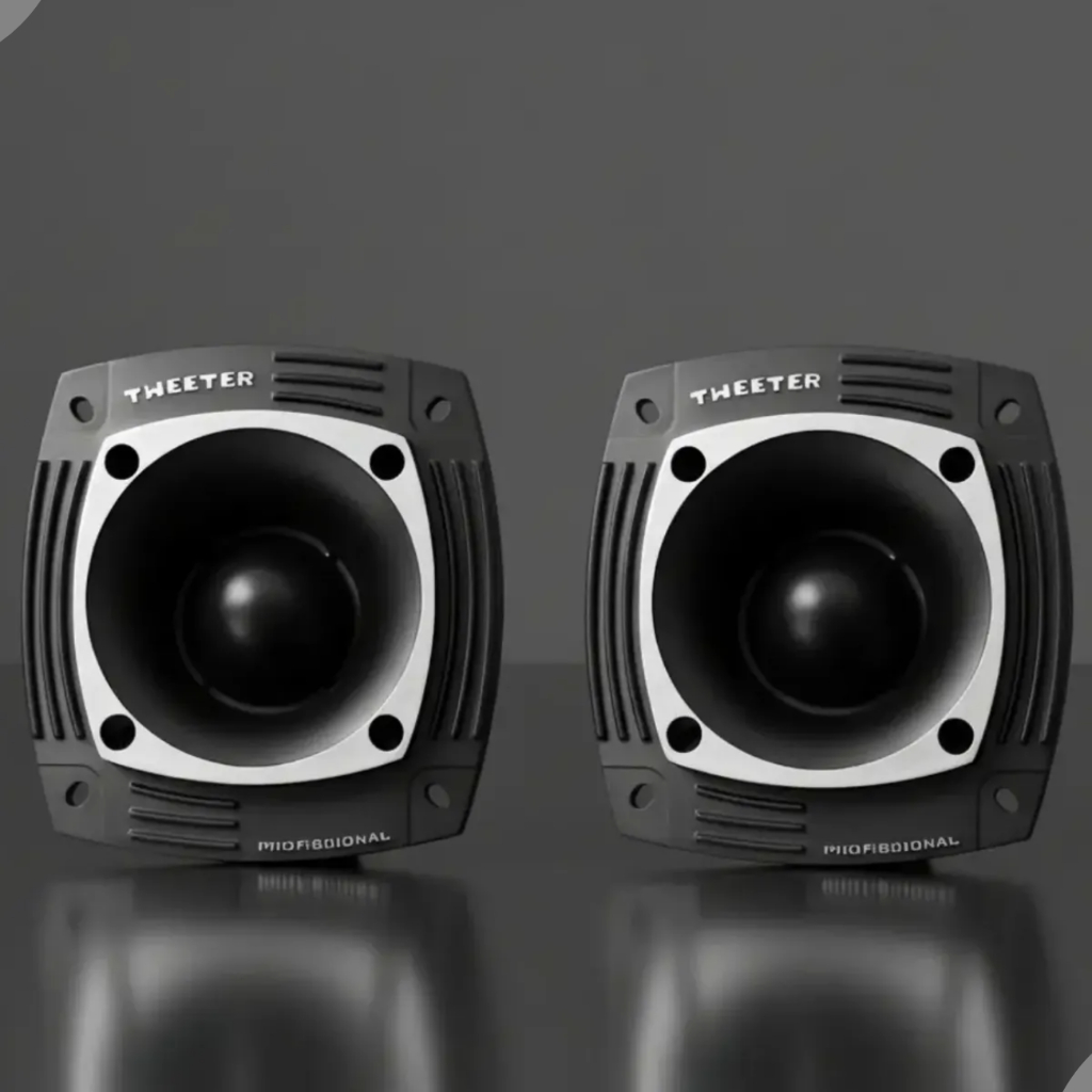 Kit 2 Frente Carcaça Reposição para super Tweeter Selenium St 304 Twitter Buster musicall para som automotivo caixa trio
