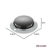 CONJUNTO BASE E ESPALHADOR 1,7KW COM AA ORIGINAL MUELLER  Ref.: 101050393