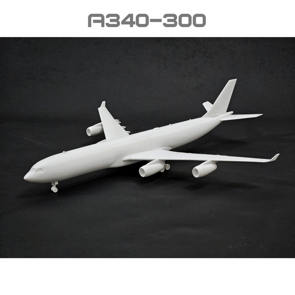 Kit Avião Airbus A340-300 Maquete Escala Plastimodelo