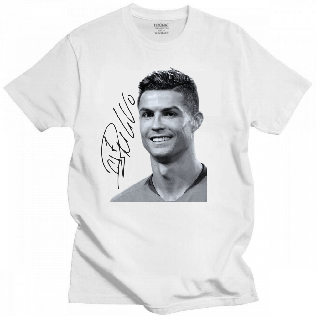 Camiseta Camisa Blusa Unissex Summer Cristiano Ronaldo Melhor Do Mundo Futebol
