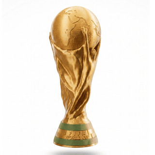 Taça Copa do Mundo 2026 - Troféu - Réplica para presente, - Futebol - Brasil
