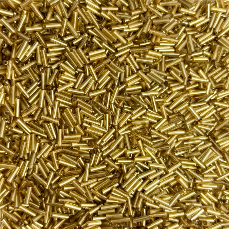 Canutilho Dourado Espelhado 6mm