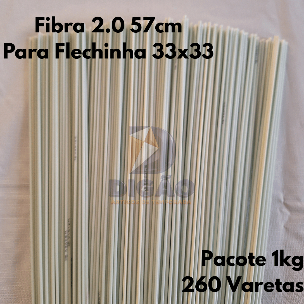 Vareta Fibra 1.8 57cm Pipa Mini Raia Peixinho 1kg Flechinha 33x33 Importada