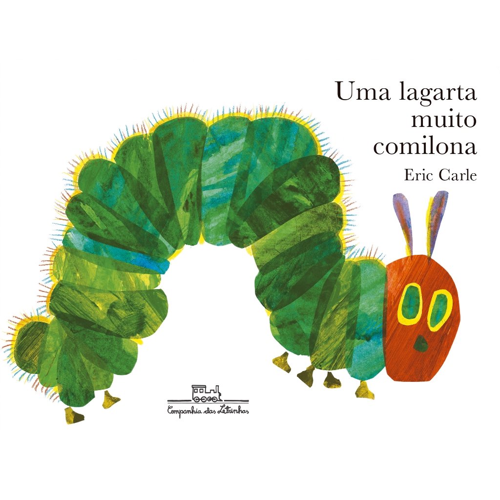 Uma Lagarta Muito Comilona - Livro Infantil com Capa Dura e Aprendizado Interativo