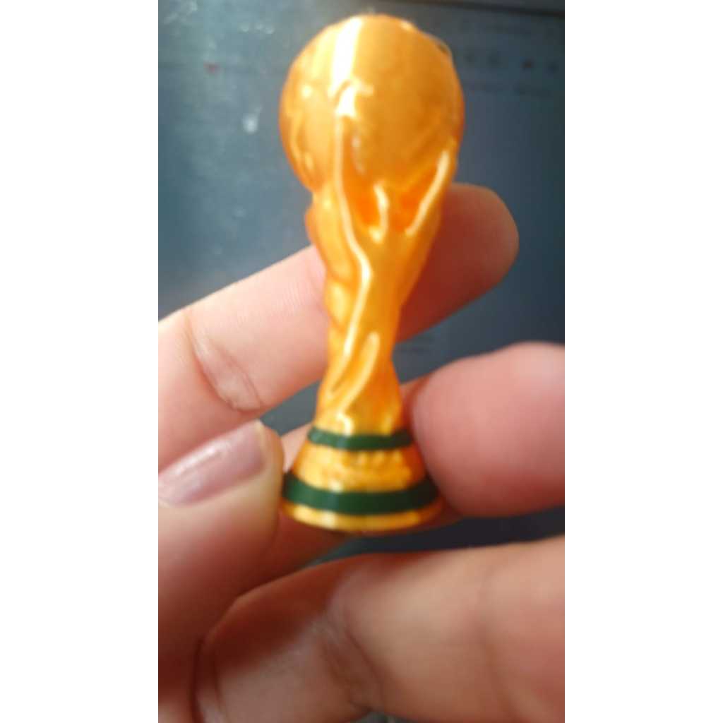 KIT Mine taça copa do mundo  5CM | PLA| resistente| pronta entrega| Chaveiro MINI TAÇA COPA DO MUNDO EM IMPRESSÃO 3