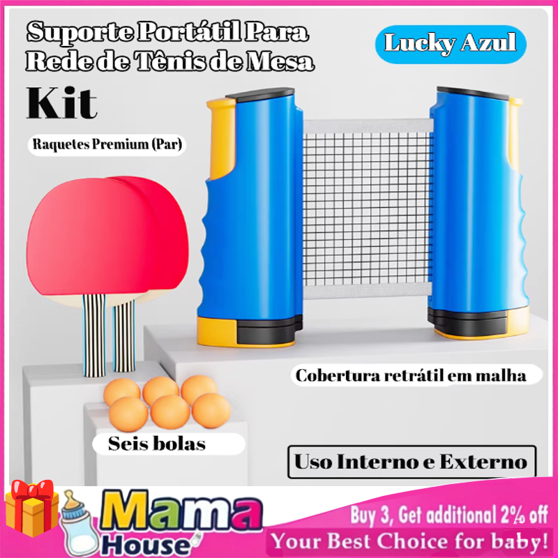🔥PROMOÇÃO Raquete profissional de pingue-pongue Suportes retráteis e extensíveis para mesa