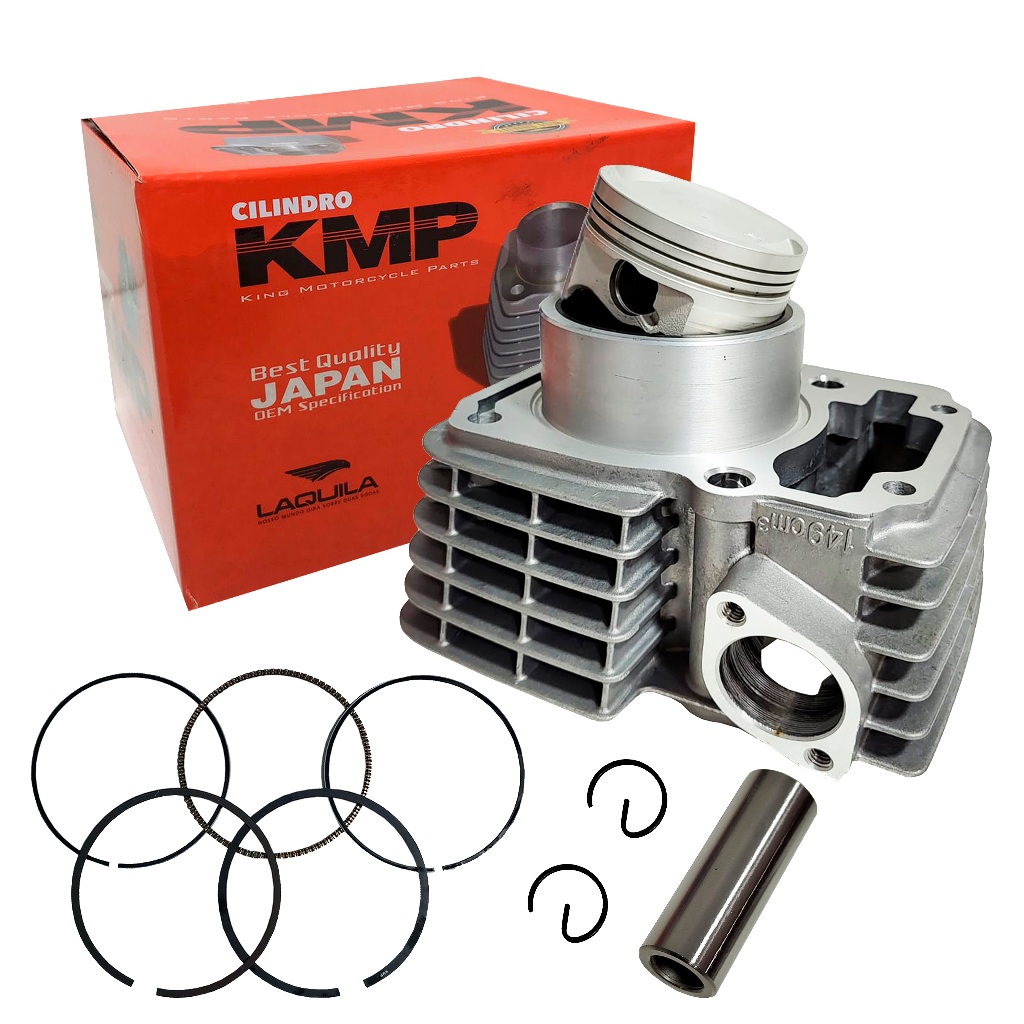Kit Cilindro Motor Cg 150 Titan Fan Nxr 150 Bros 2004 Ate 2015 Kmp