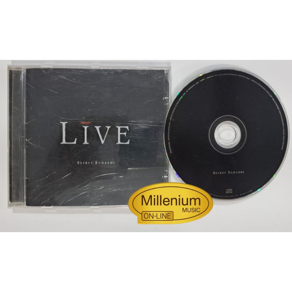 CD Live Secret Samadhi 1997 Original Gravadora Colecionador Ótimo Estado