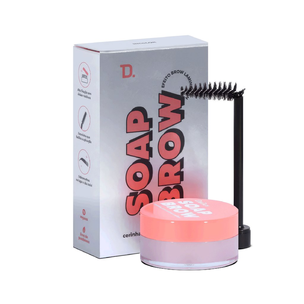 Soap Brow Cerinha Para Sobrancelhas 7g Fixação Modeladora Efeito Natural Dailus